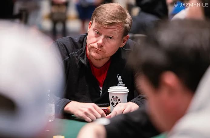 【EV扑克】击中唯一补牌！四条8绝杀淘汰Set A，WSOP上演惨烈Bad Beat