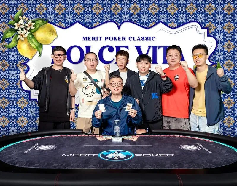 【EV撲克】简讯 | 郑晓生在Merit Poker大师赛夺冠，5,300豪客赛QQPK战队魏国梁进入Day 3