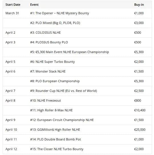 【EV扑克】WSOP公布2026年全球系列赛日程:欧洲赛提前、百万美元年度玩家竞赛启动