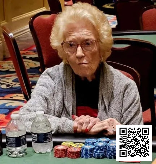 【EV扑克】扑克老奶奶高龄88岁,首次参加千人MTT竟一路打到第14名!