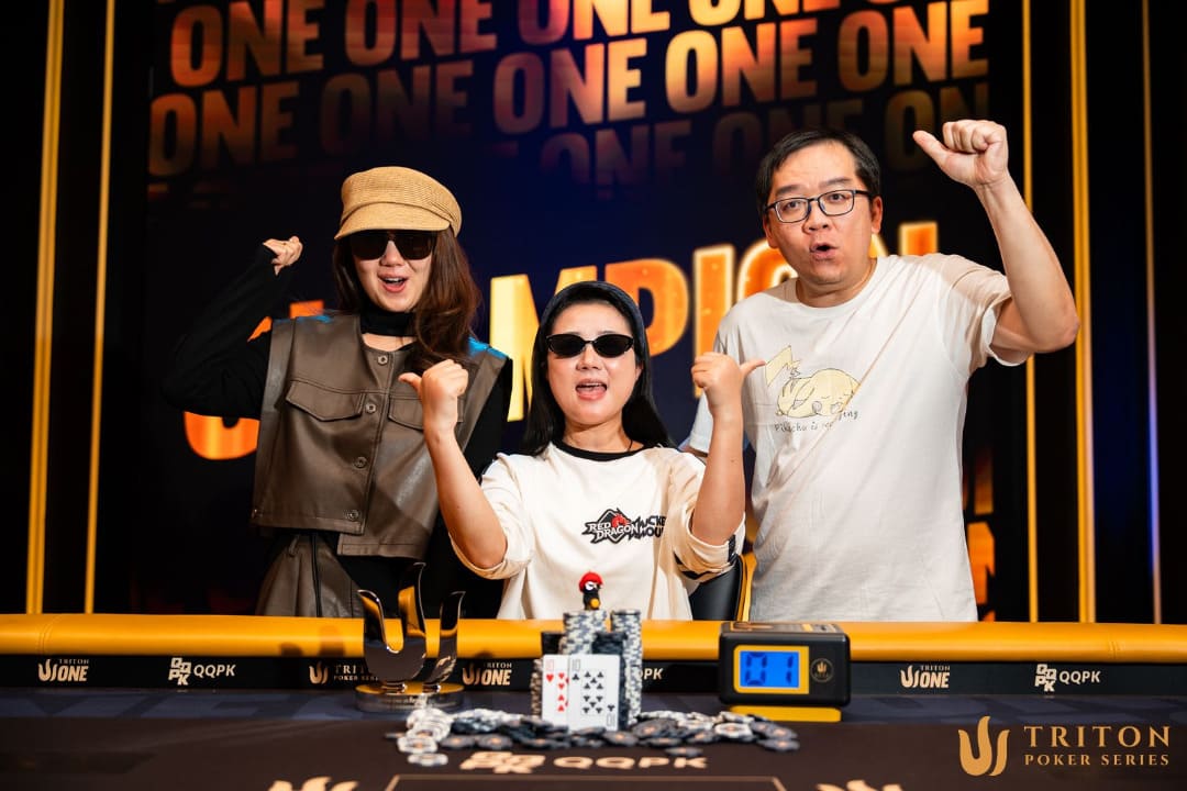 【EV扑克】Triton One | ELIZABETH CHEN兑现实力 国际妇女节加冕One-W冠军