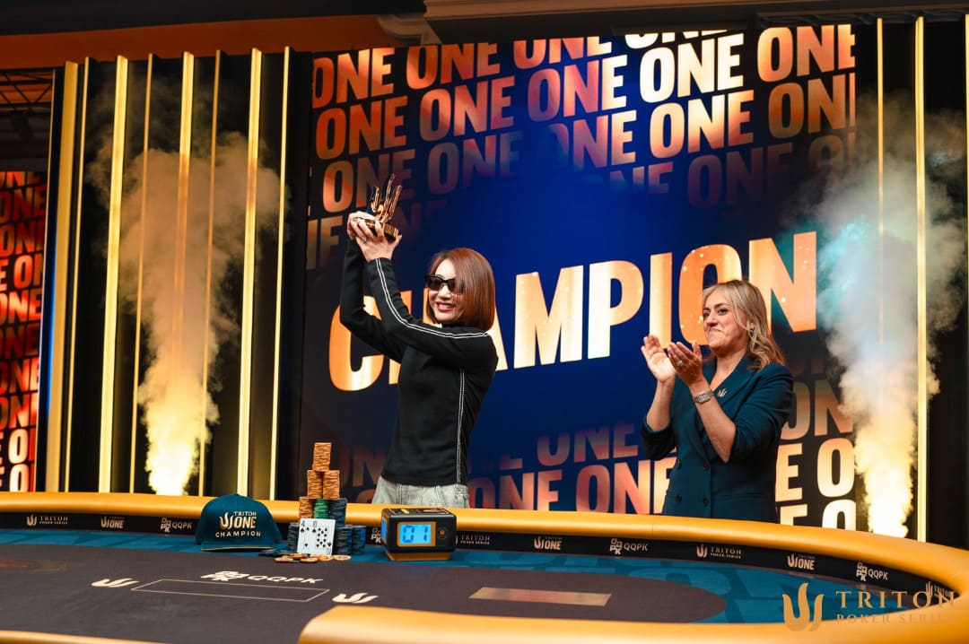 【EV扑克】Triton One | 新秀Yuna Kanaizumi夺得神秘赏金赛冠军，惊艳完成Triton首秀
