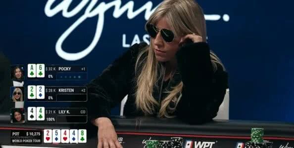 【EV扑克】决赛桌弃掉KK!Kristen Foxen这手牌吵翻整个圈子