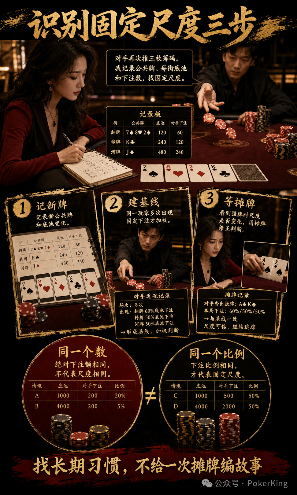 【EV扑克】翻牌转牌同一个数，是“稳”还是“弱”？先查局面变没变